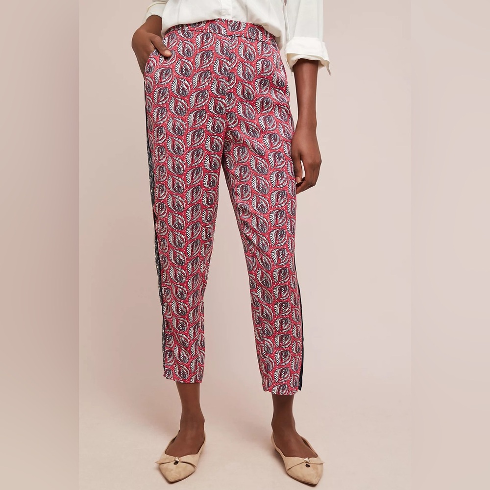 Anthropologie ett:twa Cardiff Printed Pull-on Pants Women’s Size XS NWT Boho - Picture 3 of 10